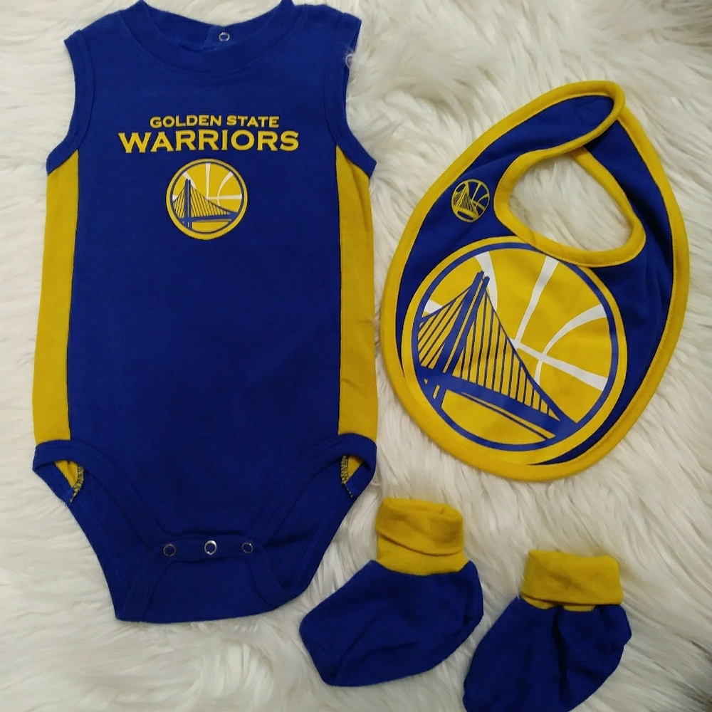 Warriors baby set